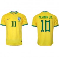 Brazil Neymar Jr #10 Domaci Dres SP 2022 Kratak Rukav